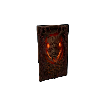 Wild Hunt Wooden Door