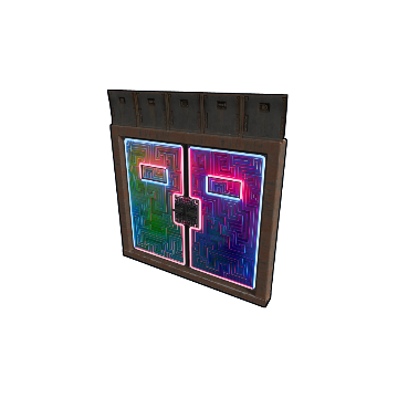 Neon Bismuth Armored Double Door