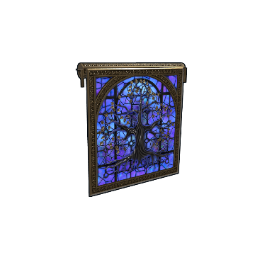 Mystic Tree Garage Door