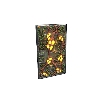 Plague Metal Door