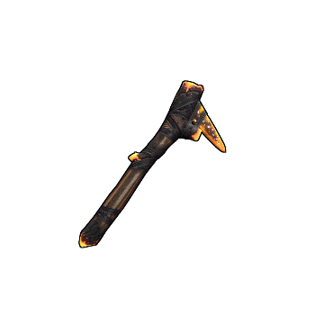 Ancient Amber Stone Pick Axe