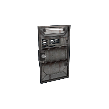 Brutalist Armored Door