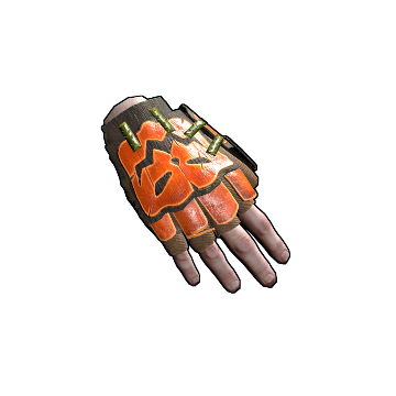Pumpkin Roadsign Gloves