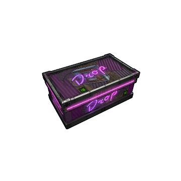 Neon Drop Box Storage
