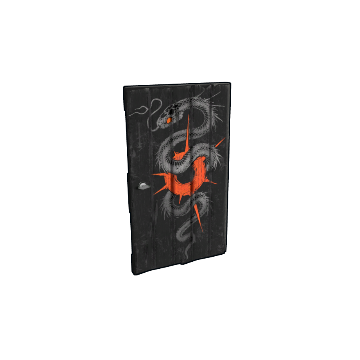 Serpent Lightkeeper Wooden Door