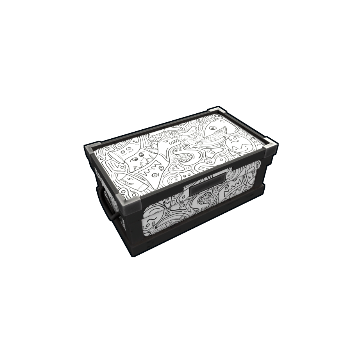 Doodle Large Wooden Box