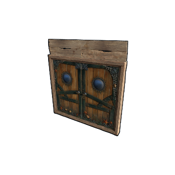 Pirate Ship Wooden Double Door