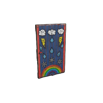 Weather Wood Door
