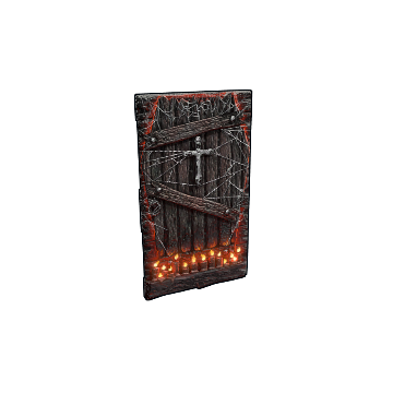 Coffin Wooden Door