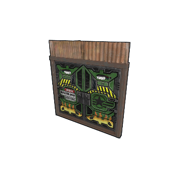 Bombshell Sheet Metal Double Door