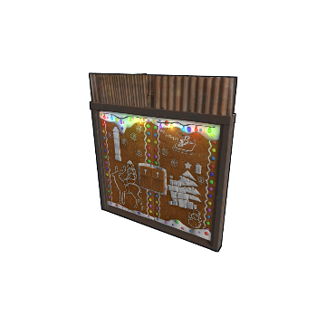 Rust Christmas Double Door