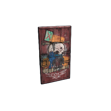Meltdown Metal Door