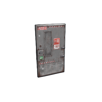 Grey Fire Door